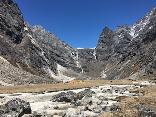 Day 2 - Climb from Base Camp to Camp I (5,200m / 17,056ft) – 3 to 4 hours – Overnight at Tented Camp (B/L/D).