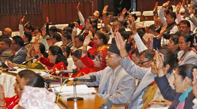 CA endorses Nepal's Constitution 2072 with two-thirds majority