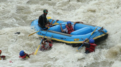 Bhote Kosi rafting in Nepal